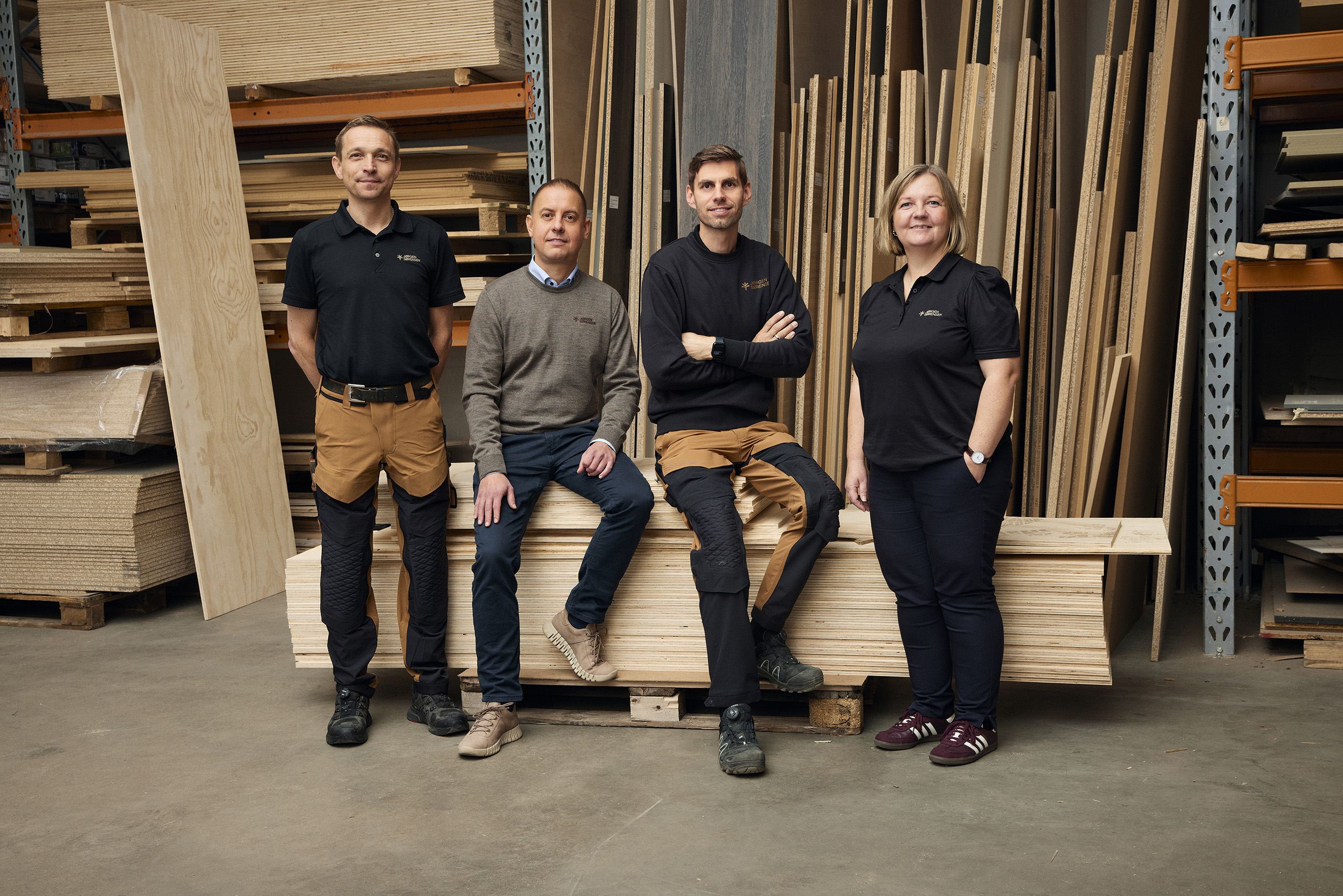 Klaus Vestdam, Brian Schjøtler, Stefan Hoffman og Mette Krogh